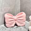 Creative Ceramic Bow Toothbrush Holder Ornament Ceramic Toothbrush Toothpaste Storage Rack Bathroom Accessories Brush Holder