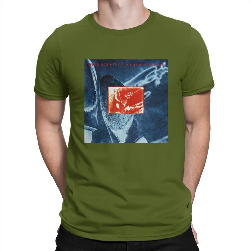 On Every Street Music Special TShirt Dire Straits Band Leisure T Shirt Summer T-shirt For Men Women