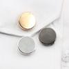 High End 17MM Tricolor Detachable Metal Button Flat Turtle Button Fashionable Shirt Cufflinks Men's and Women's Suit Pants Jacke