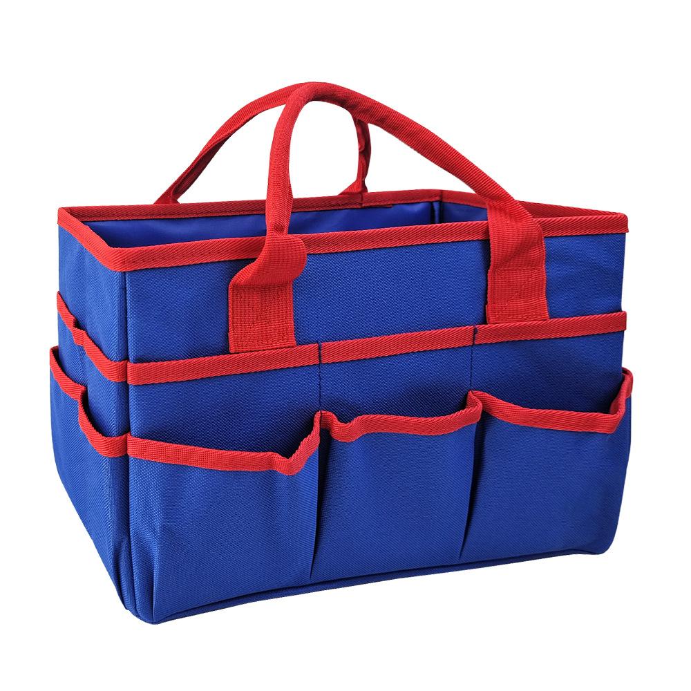 Art Supply Storage Organizer Caddy Tote Bag With Pockets for Scrapbook Organization, DIY Crafts Supplies Carrier for Tool