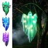 Terror Theme Store Window Decor Halloween Hanging Light Up Ghost Decoration, Large Spooky Flying for Horror Atmosphere Party Supplies Front Yard Patio