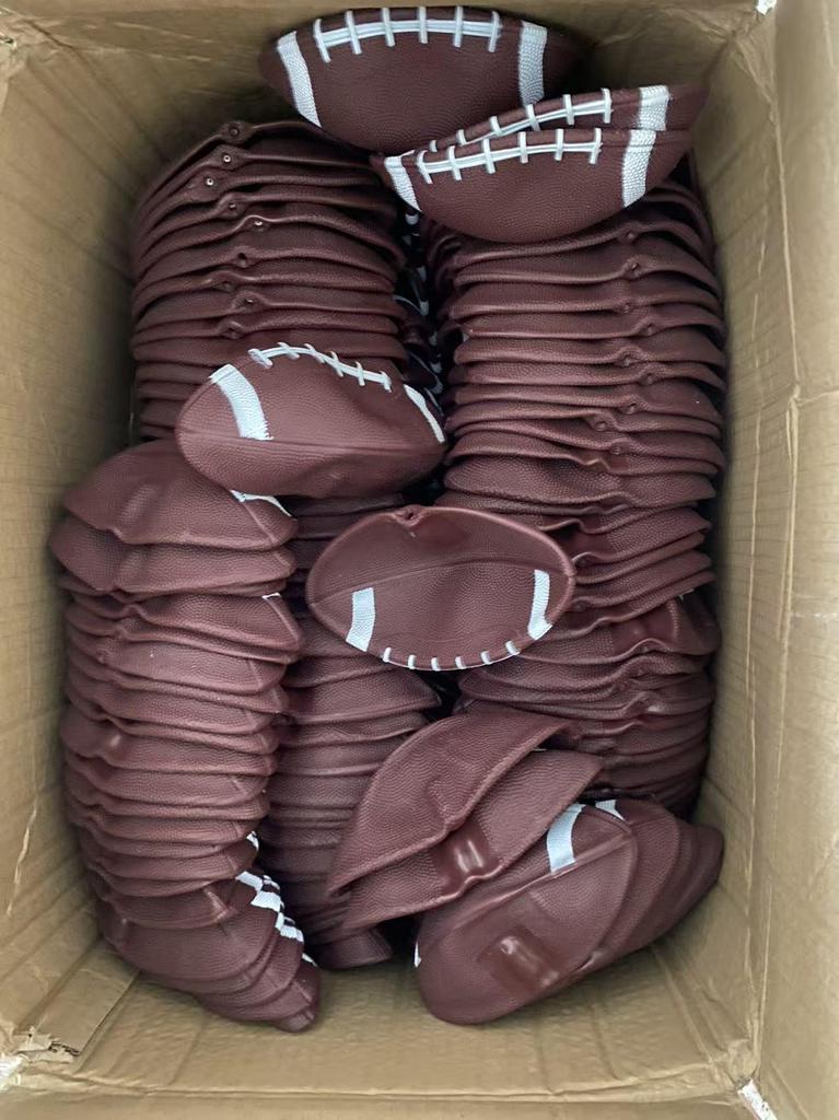 PVC Inflatable Rugby Ball for Kids - Size 3, American Style