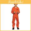 Oranje Halloween Kostuum Voor Kinderen Met Stijlvol Gevangenisprint Ontwerp Ideaal Voor Podiumoptreden