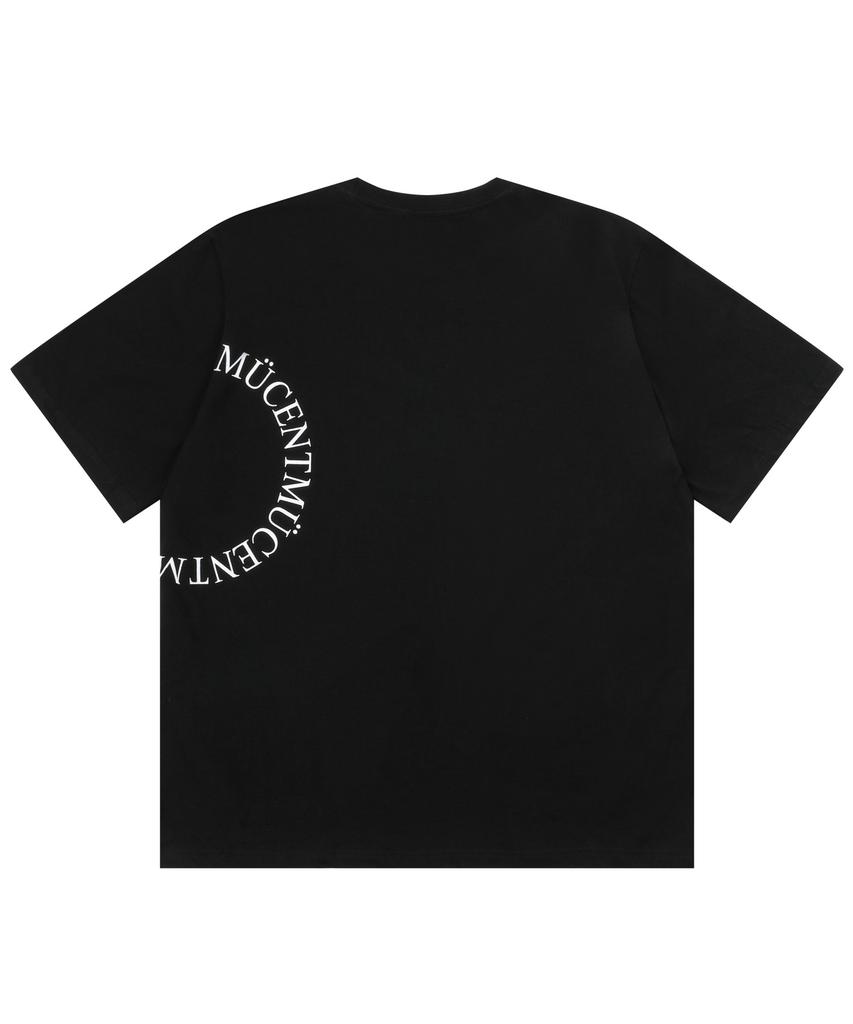 Mucent Side Circular Logo Short Sleeve Tee