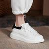 Italské McQueen malé bílé boty dámské 2025 nové jarní a podzimní plátěné boty platforma zvýšení výšky pár pánské boty všestranné sportovní a lei