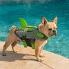 Enhanced Buoyancy Dog Swimsuit Reflective Dogs Swimming Clothes Shark Dog Life Jacket  For Dogs