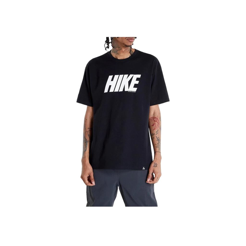 Nike Alphabet Print Casual Short-Sleeve Crew Neck T-Shirt Men Tops Black DQ4952-010