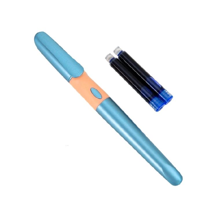 

Leak Resistant Fountain Pen Replaceable Cartridge Lightweighted Comfort Hold Extended Writing Time Students Gift синій