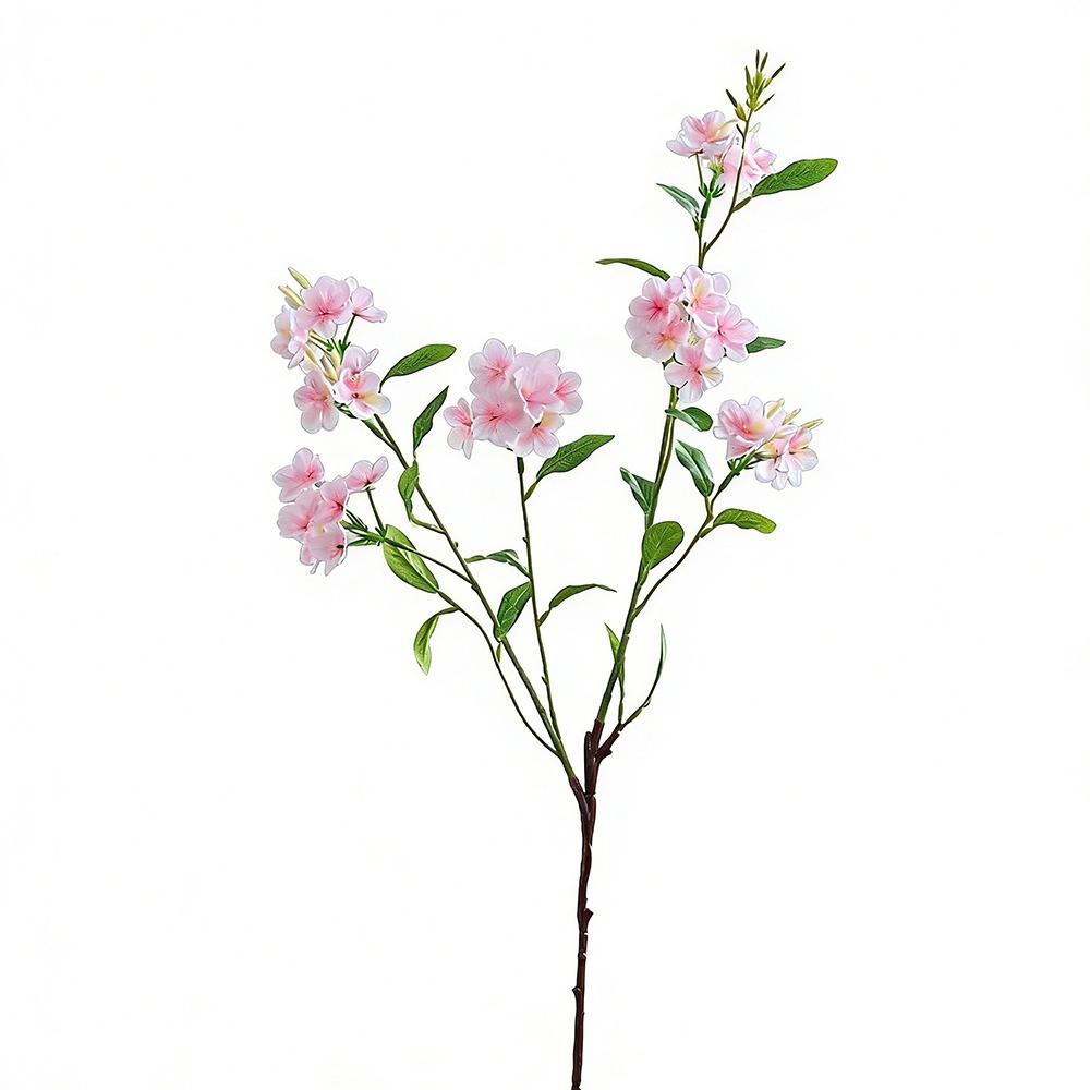 Soft Texture Artificial Blue Snowflake 87CM Length Fake Flower Branches  Party Decor