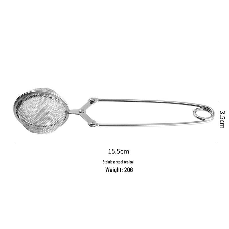 Stainless Steel Ring-Handle Tea Infuser Ball