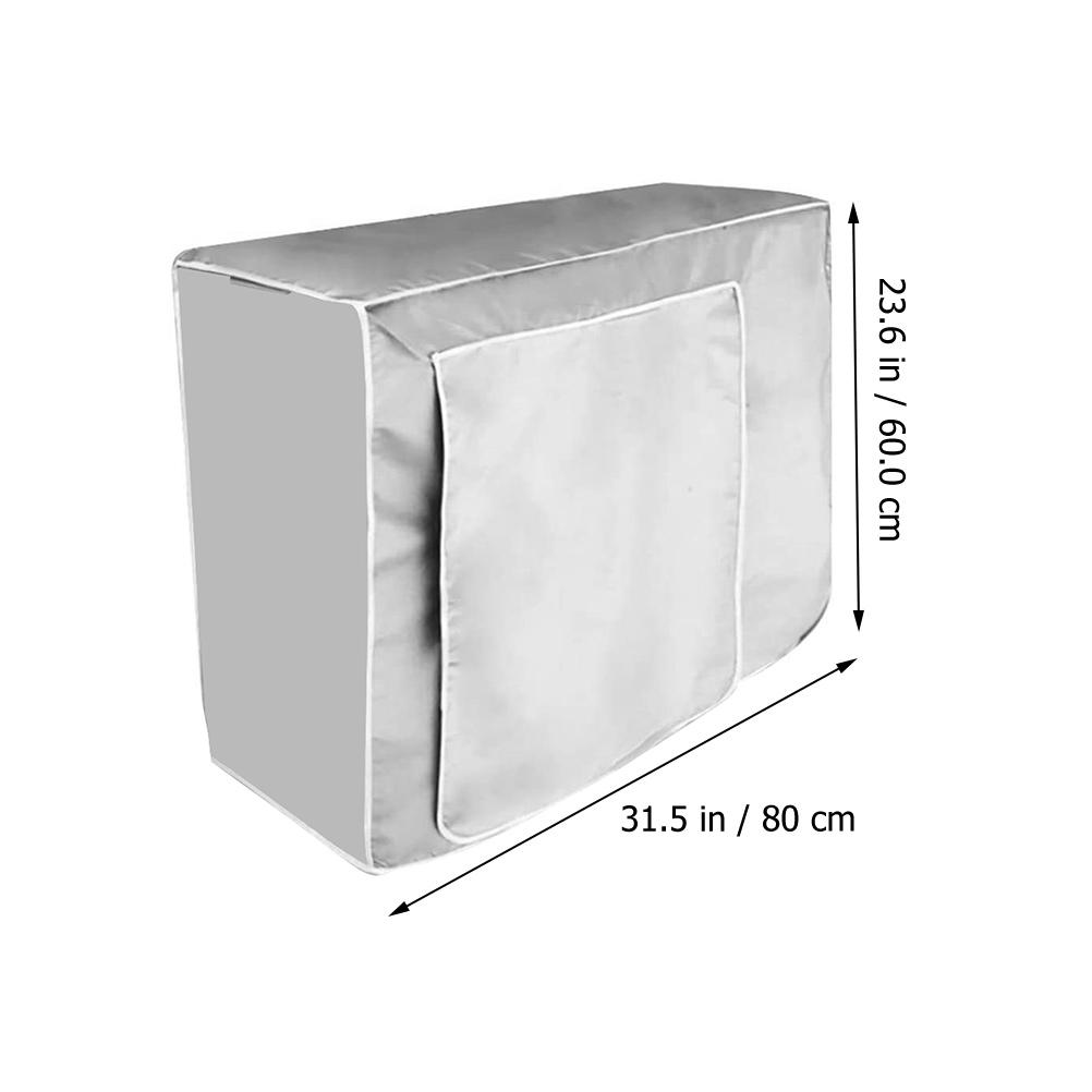 

Weatherproof Air Conditioner Cover for Outside Unit 86x35x60cm Heavy Duty Ac Cover Protects from Dirt Rain Snow Fits Most