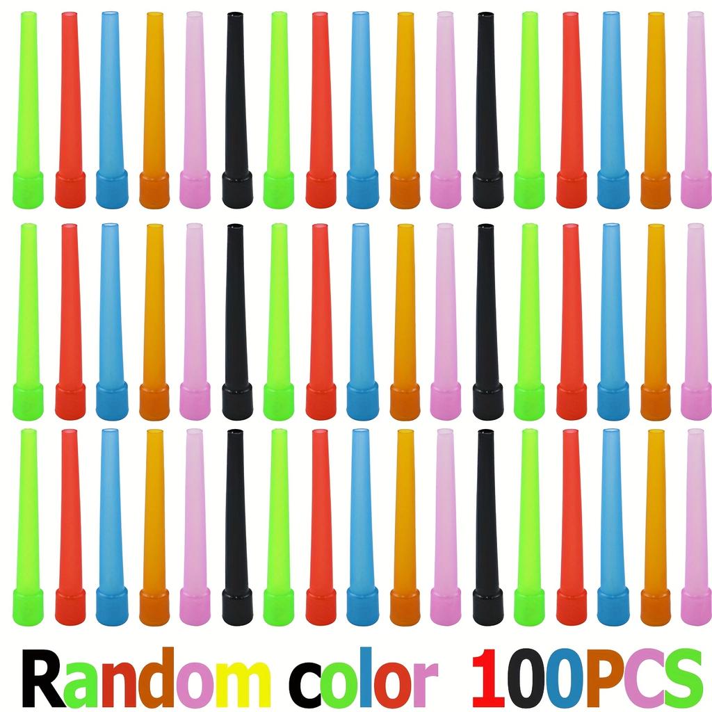 50pcs/100pcsColorful Disposable Hookah Mouth Tips, Multi-Color Universal Shisha Mouthpieces, Hygienic Anti-Cross Contamination Hookah Accessories