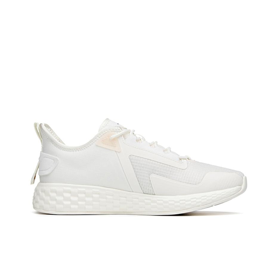 Anta Running Series Trendy Versatile Shock Absorbing Non-Slip Wear-Resistant Breathable Low-Top Running Shoes Women Sneaker White Purple 922125523-1