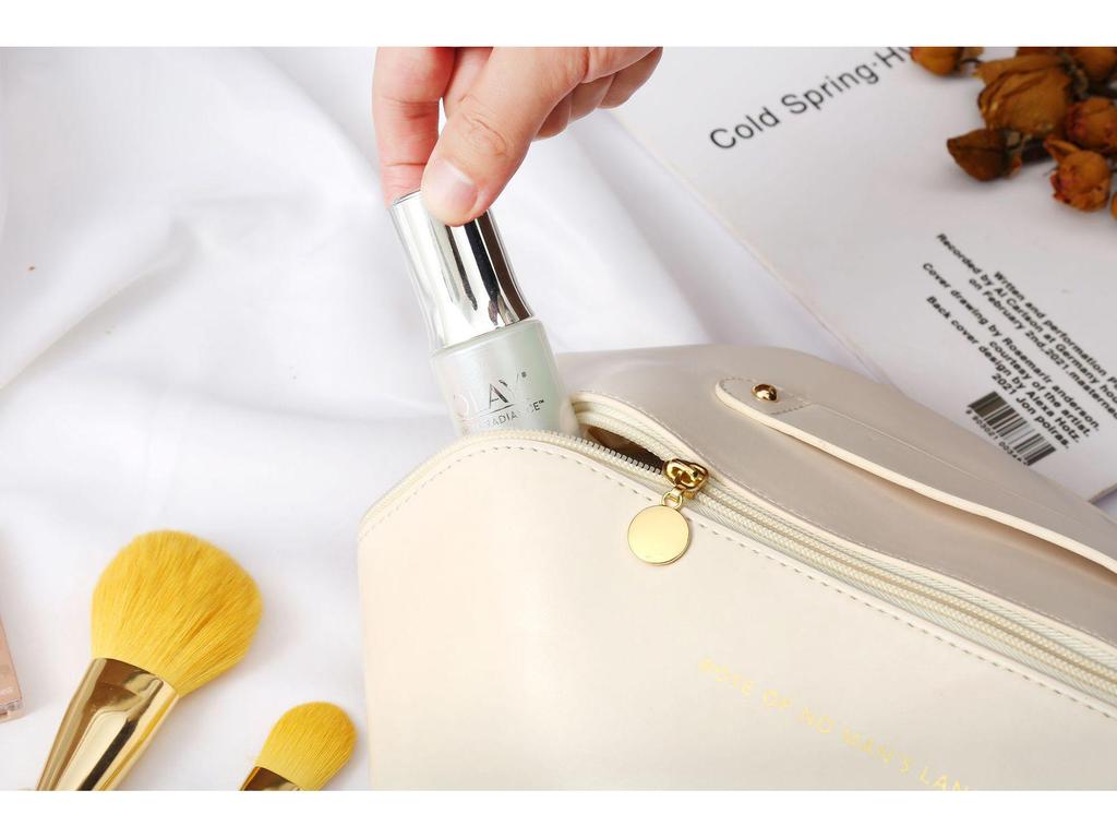 Large Capacity Portable Accordion Makeup and Toiletry Bag