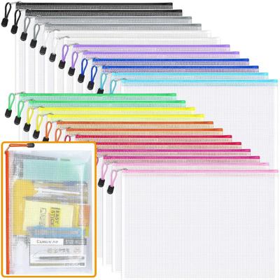 Síťovaná kapsa na zip na pilníky Vodotěsná a odolná proti vlhkosti Pouzdro na zip Pouzdro na hračky Uskladňovací pouzdro Pomůcky na organizování kosmetiky