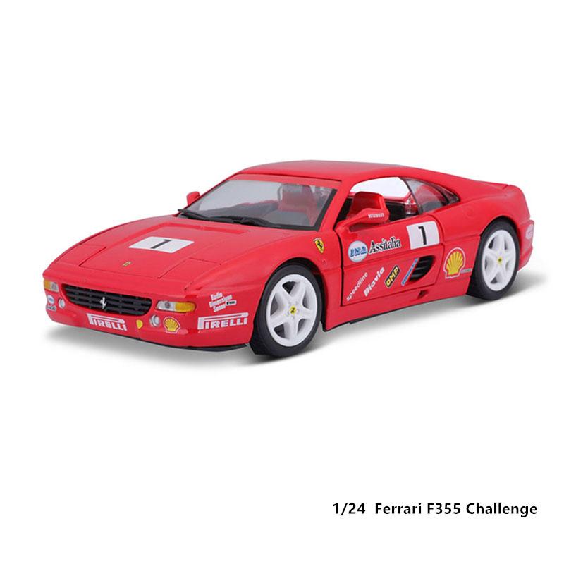Bburago 1:24 2024 Ferrari 499P LMH FORMULA RACING 250GTO FXXK 458 Alloy Luxury Vehicle Diecast Cars Model Toy Collection Gift