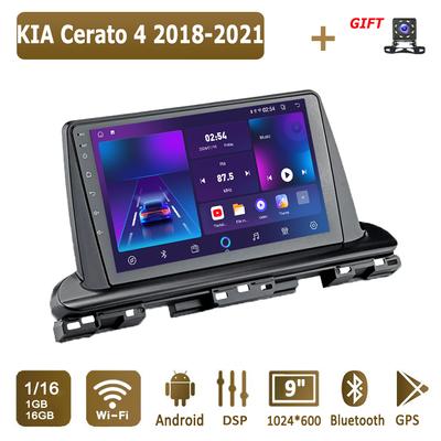Autoradio Android pour KIA Cerato 4 2018-2021 Lecteur multimédia Unité principale Stéréo Navigation GPS BT WIFI 1 + 16 Go