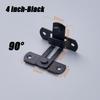 Stainless Steel Door Hasp Safety Buckle Latch Sliding Pet Cage Door Lock Security Hardware With Screws Window Cabinet Home Latch