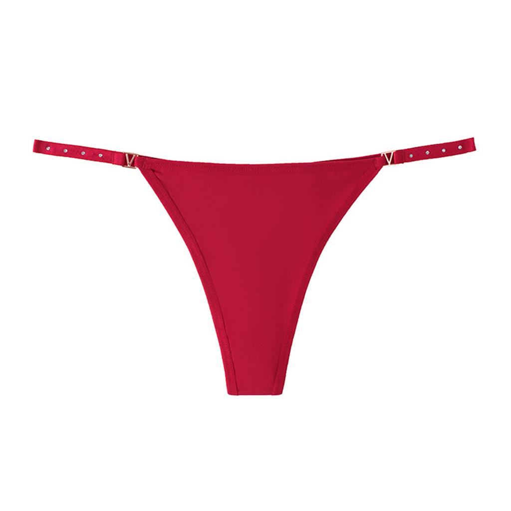Ladies' Breathable Thin Strap Thong Underwear