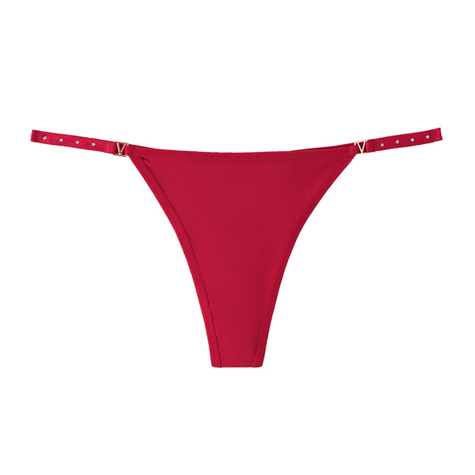 

Женское дышащее нижнее белье-стринги на тонких бретельках S