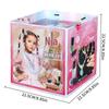 Colorful Beaded Jewelry Set for Girls - Necklace, Bracelet & Hair Accessories Gift Box