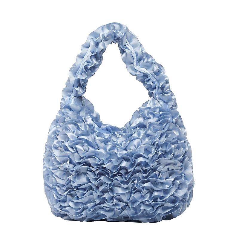 2025 New Exquisite Fashion Flowers Shape Half Moon Handbags Sense of Luxury Designer Style Retro Creative Handbags for Women