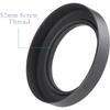 Haoge Metal Lens Hood for Nikon NIKKOR Z 40mm f/2, Z 28mm f/2.8, and Z 28mm f/2.8 (SE) Lenses, Screw-on Type, Compatible with 52mm UV Filters and 52mm