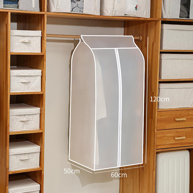 Transparente, waschbare Staubschutzhülle zum Aufhängen von Kleidungsstücken im Kleiderschrank – staub- und feuchtigkeitsbeständiger Kleiderschutzbeutel
