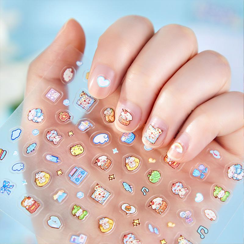 Kawaii Cartoon Animal Mini Die-cutting Stickers DIY Handbook Decoration Scrapbook Diary Album Phone Case Computer School Station