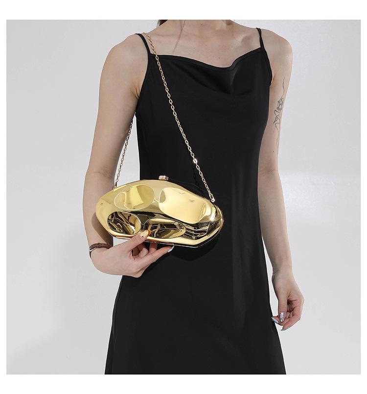Sac à bandoulière en acrylique perlé effet marbre pour femme 2026
