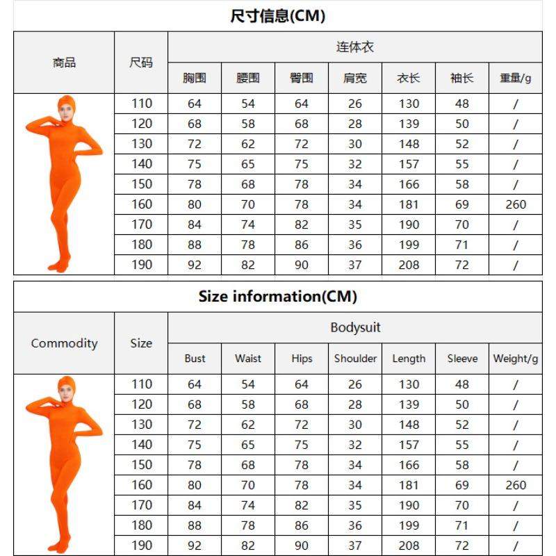 The Lorax Orange Full Face Puffy Skirt Zentai Set, Halloween Funny Party Performance Costume