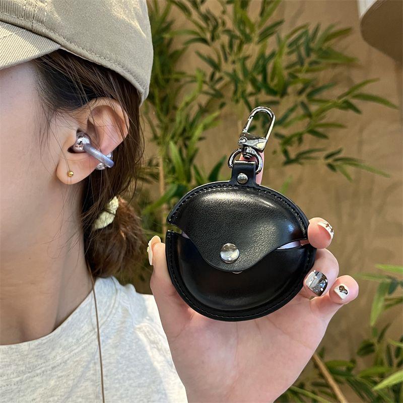 

Беспроводной чехол для наушников Serena S7s Цельный защитный чехол Защита от падений Крючок для ремешка Sanag Новинка Бизнес Мягкий чехол Sanag Простой Мужской Sena s7s [Black] leather headphone set