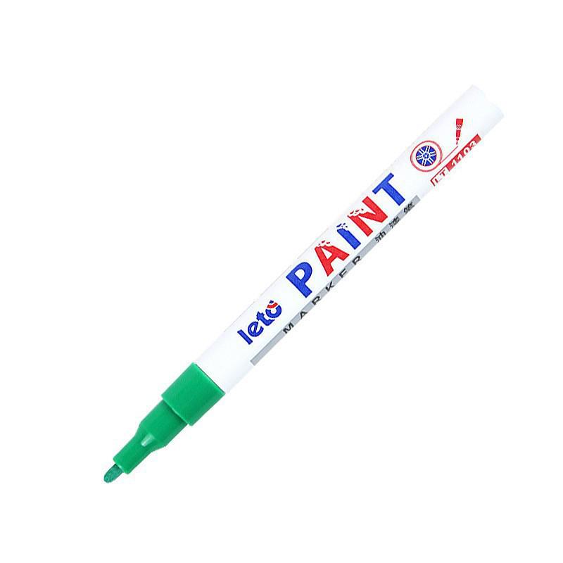 Non-Fading Oil-Based Waterproof Paint Pen for Graffiti, Tire, Glass & Rust-Proof Touch-Ups