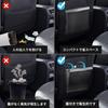 Newest Popular Slim Car Trash Can Large Capacity Magnetic Closure LED Car Trash Can for Back Includes 20 Trash Slim Car Convenient Item Japanese