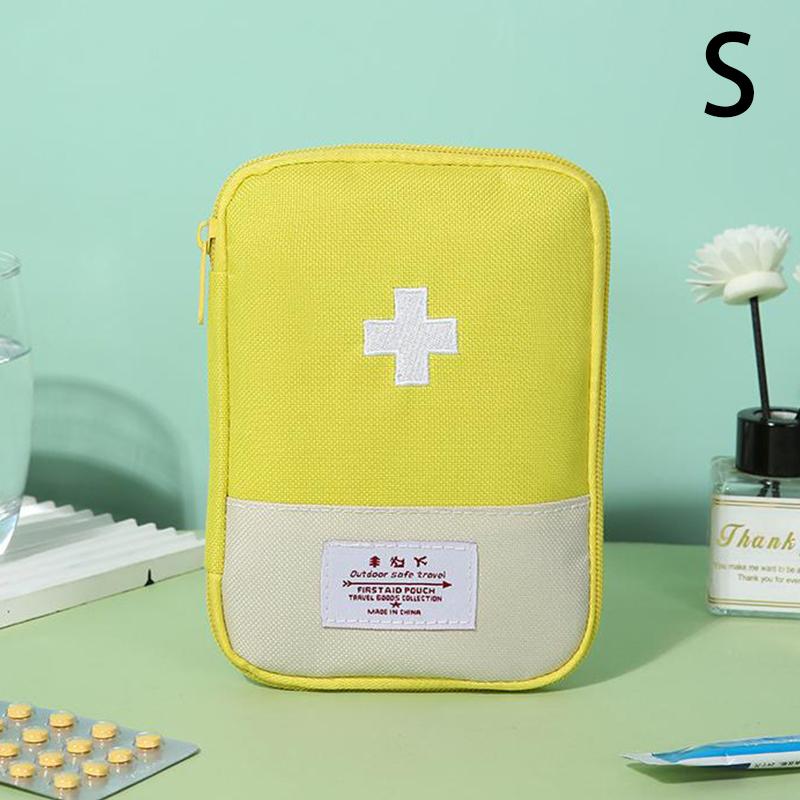 

1 шт. Мини портативная сумка для лекарств, дорожная аптечка первой помощи, сумка для хранения лекарств, набор для выживания, аптечка для экстренной помощи на открытом воздухе, кемпинг S