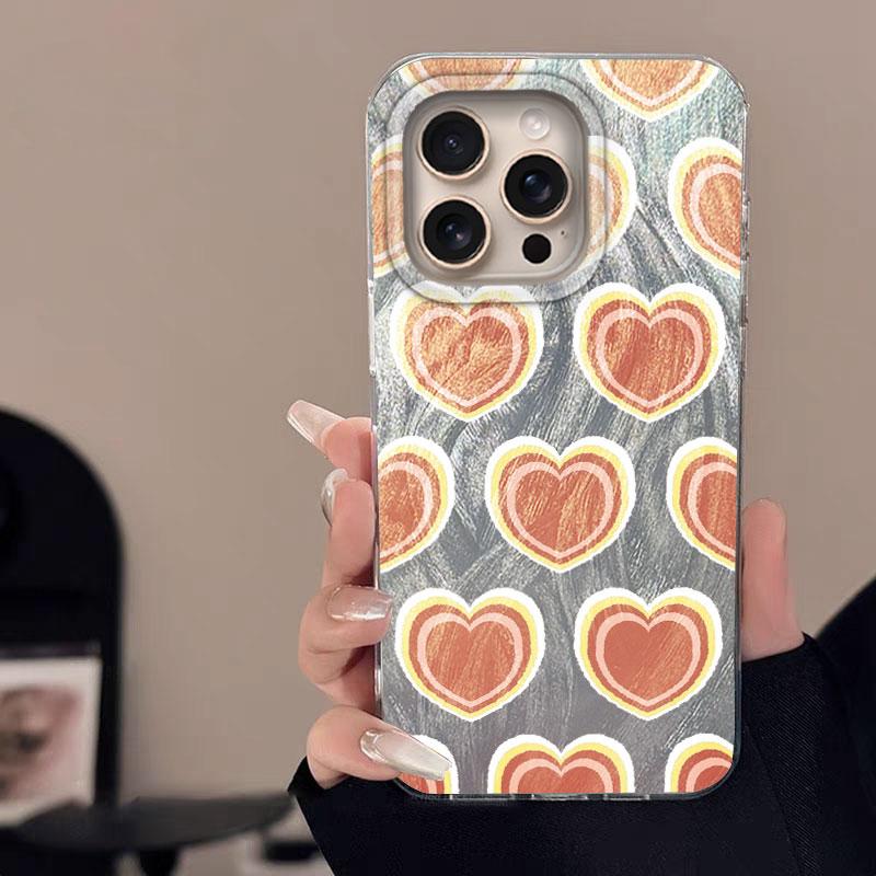 Case For IPhone 16 16 Pro Max 5G Phone Cover Graffiti New Pink Love Butterfly Knot Rose Patterns Luxury Bumper For IPhone 16