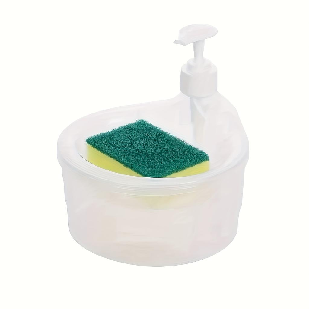 1 Stück automatischer Handseifenspender, Spülmittelspender, Pumpenspender, Organizer für die Küchenspüle