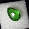 Tourmaline Verte Naturelle Pierre Précieuse Libre Taille Poire 11,70 ct Pierre de Naissance d'Octobre pour Collections de Pierres Précieuses