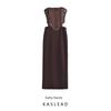 Kaslead New Arrival Women's Fashion Style Opening Design Sequin Stitching Tube Top Dress 507002