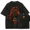 Dragon Ball Anime Lover Washed T-shirt Year round clothing high quality personality Clothes Plus Size Unisex New Model Couples tee