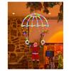 Santa Parachute Remote Control LED Decor Battery Powered For Christmas Indoor/Outdoor Applications Festivity