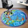 1pc Oceanic Fantasy Chair Carpet for Office,  Soft and Durable Office Rug for Interior Decoration, Perfect for Office yy251227099