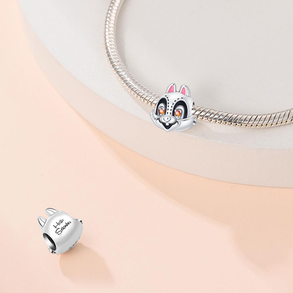 Přívěsek Korálek Měděný Snově Modrý Motýl Korálky Vhodné na Originální Náramek Pro Výrobu Šperků Dárek na Valentýna