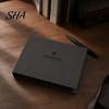 Anti-fouling Photo Album Scrapbook, Horizontal Loose-Leaf with Waterproof Thickened Film Pages, Memory Keeping Book Flat-Lay Design Refillable