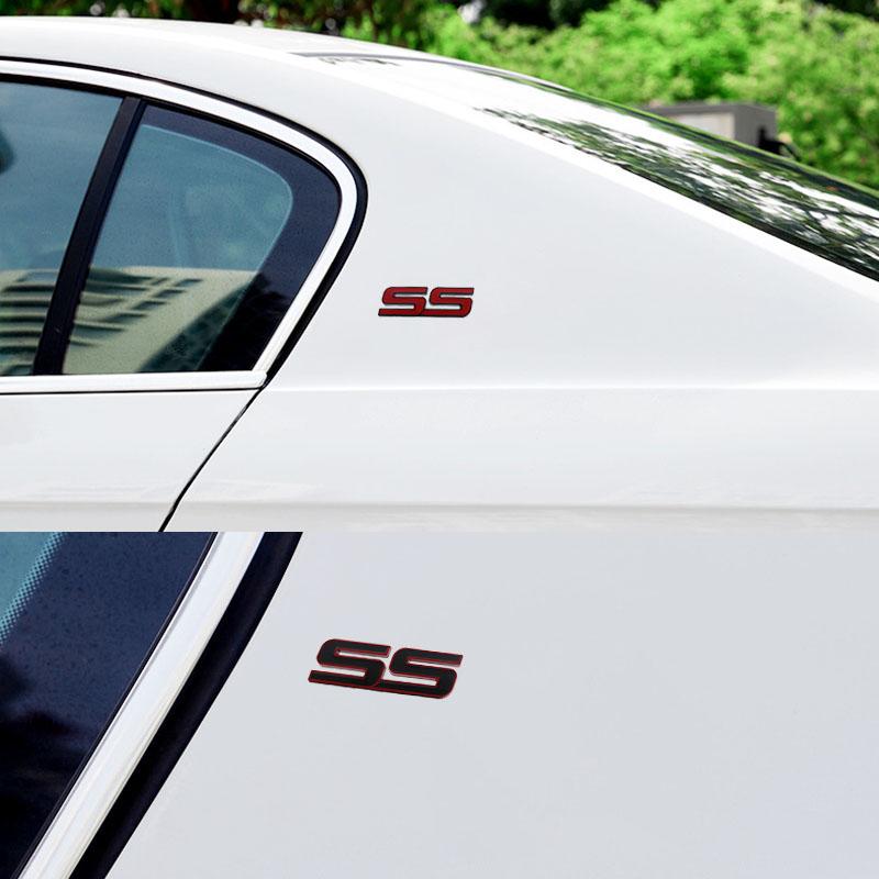 SS pro Impala Malibu Trailblazer Equinox Blatník Kufr Znak Obtisk Odznak Samolepka