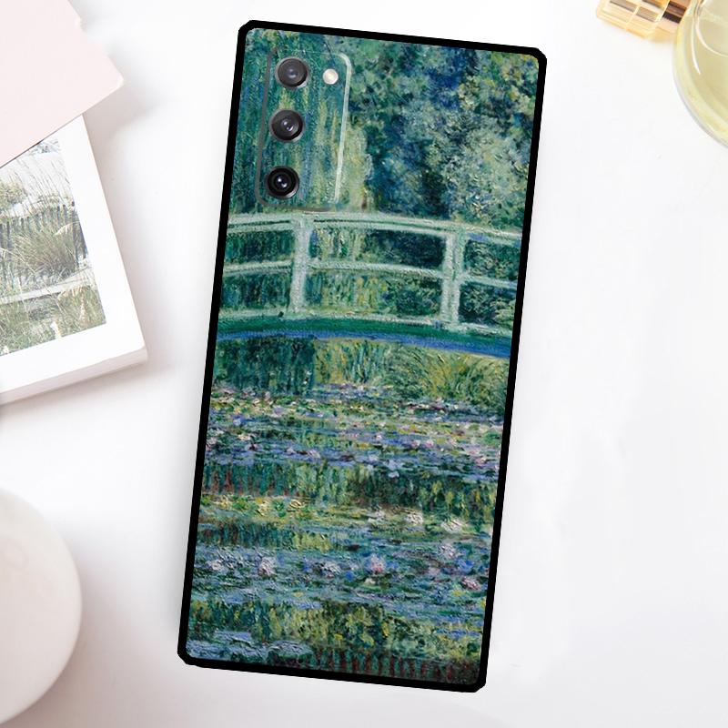 Claude Monet Kunst Malerei Handyhülle Für Samsung Galaxy S23 S24 Ultra S22 S20 S21 FE Note 20 10 S8 S9 S10 Plus Hülle