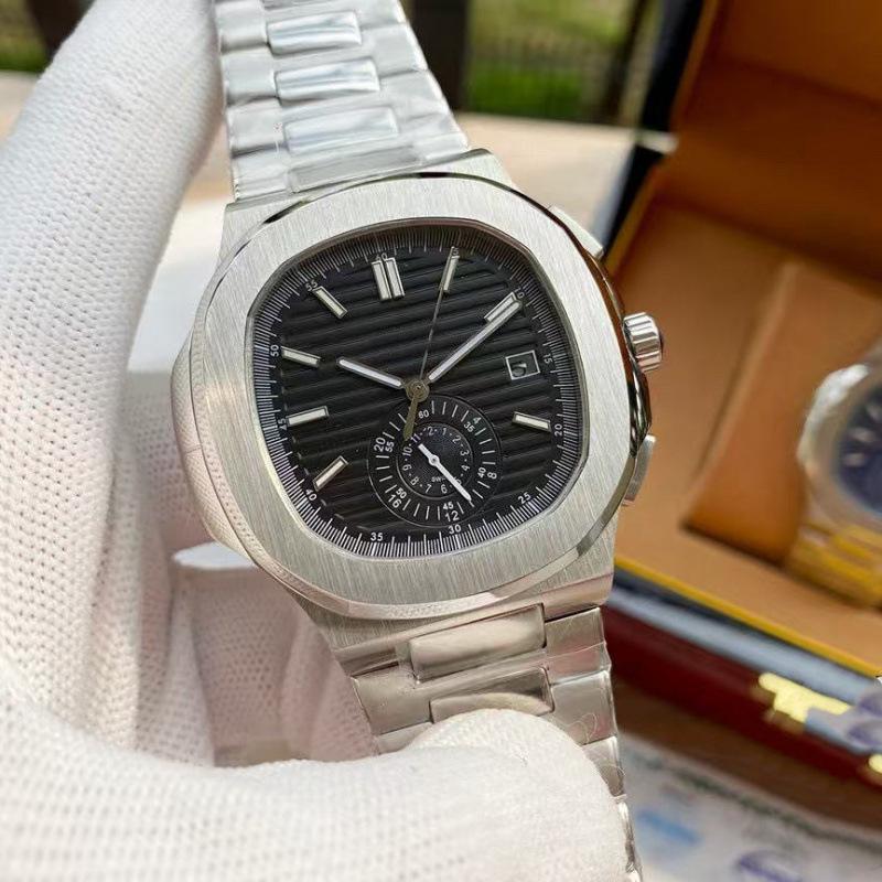 Patek Philippe Nautilus 5980 Otomatik Paslanmaz Çelik Kronograf Erkek Kol Saati