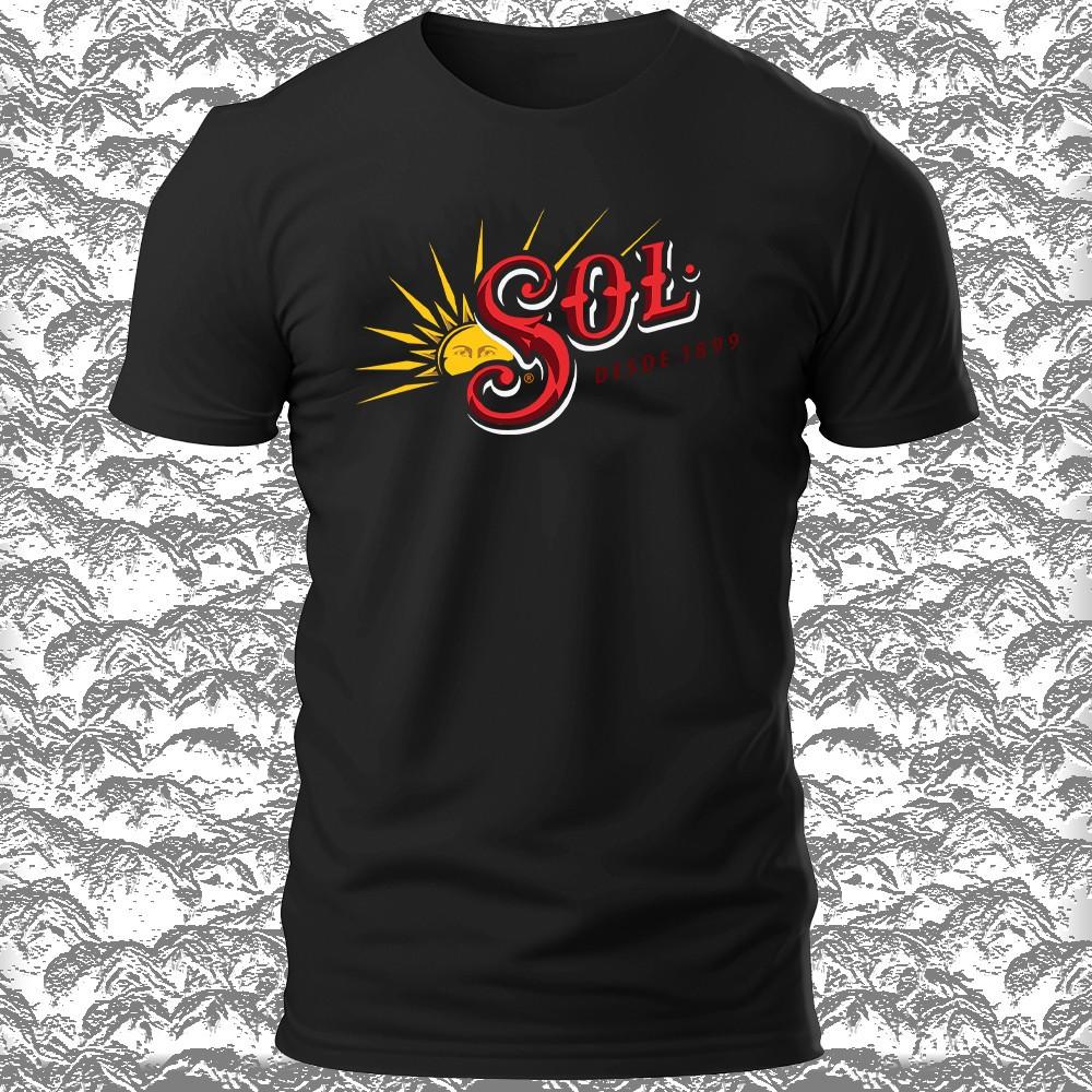 New Cerveza SOL Logo Men's Funny Size Made In USA Unisex T-Shirt