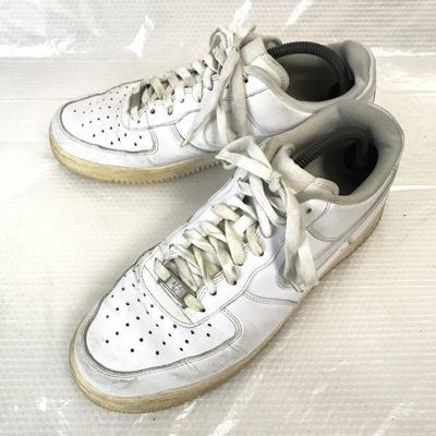 Air Force 1 Low Leather Sneakers Size 28.5 10.5 White(USED)