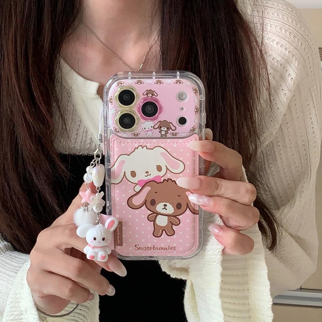 Cute Caramel Dessert Rabbit for iPhone17promax Apple 14 Mobile Phone Case 16pro Protective Case 15 Women